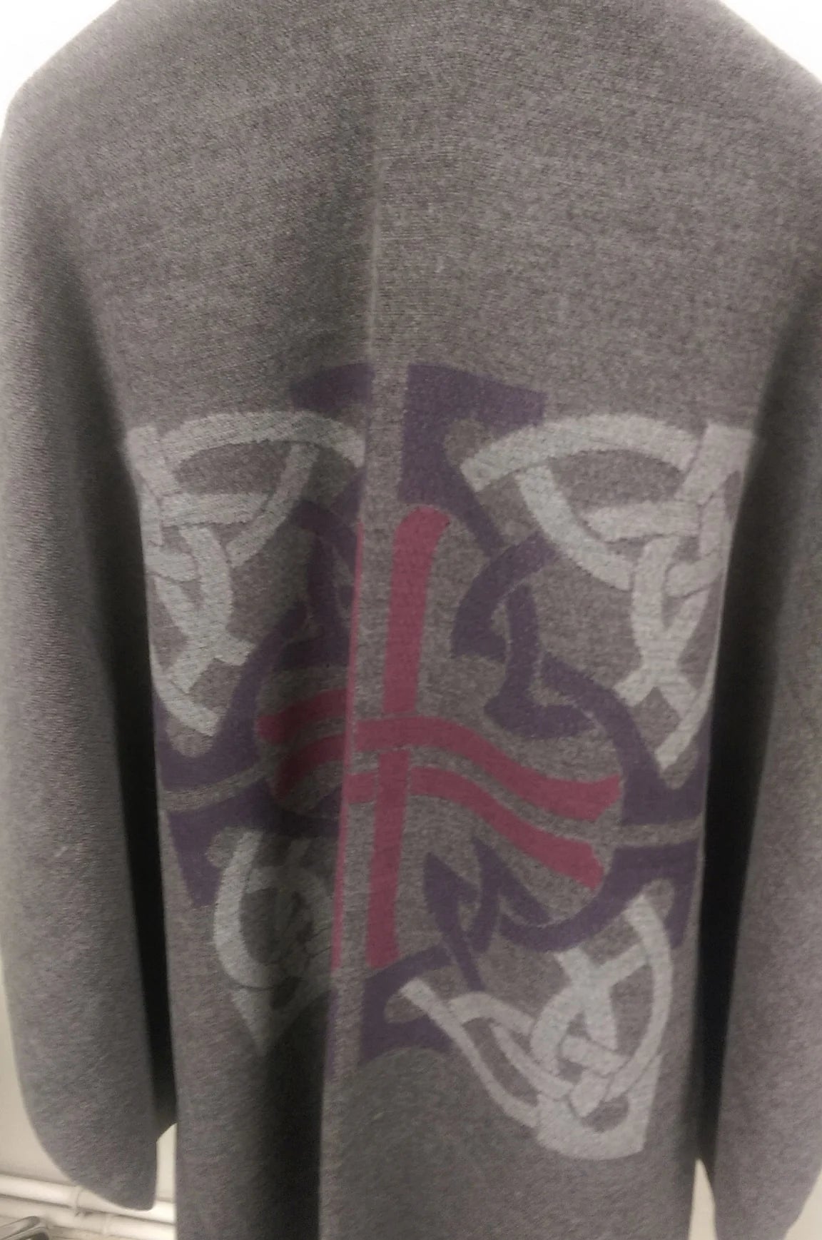 Jimmy Hourihan Shawl with Celtic Motif