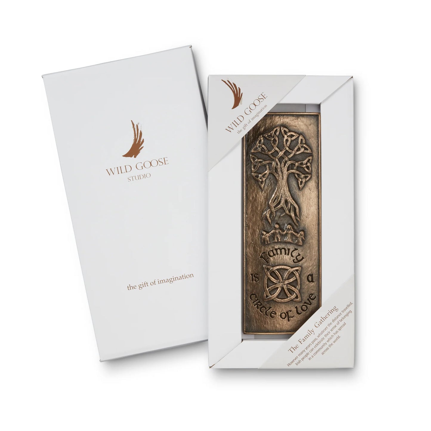 Wild Goose: The Family Gathering Bronze Plaque-boxed
