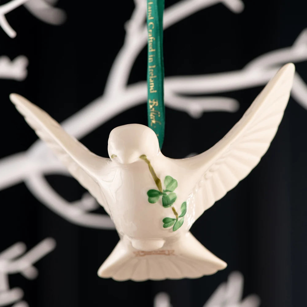 Belleek Dove Ornament