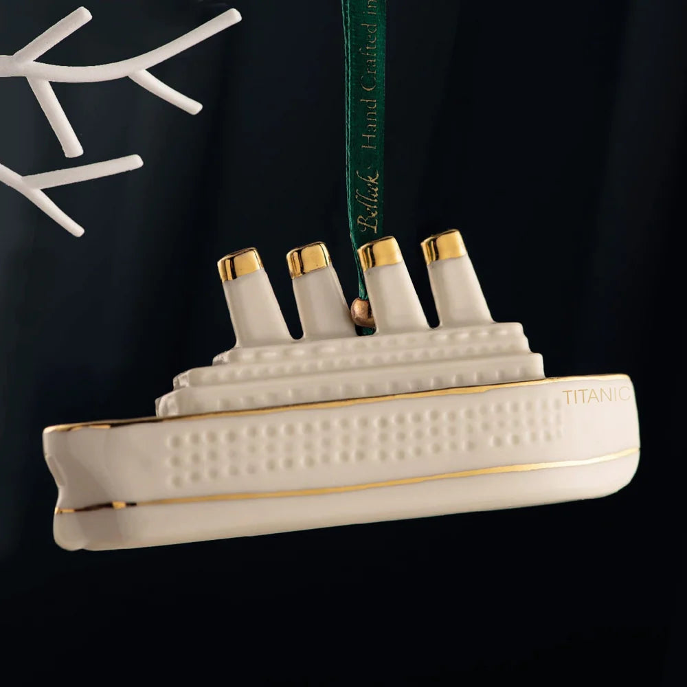 Belleek Titanic Ornament