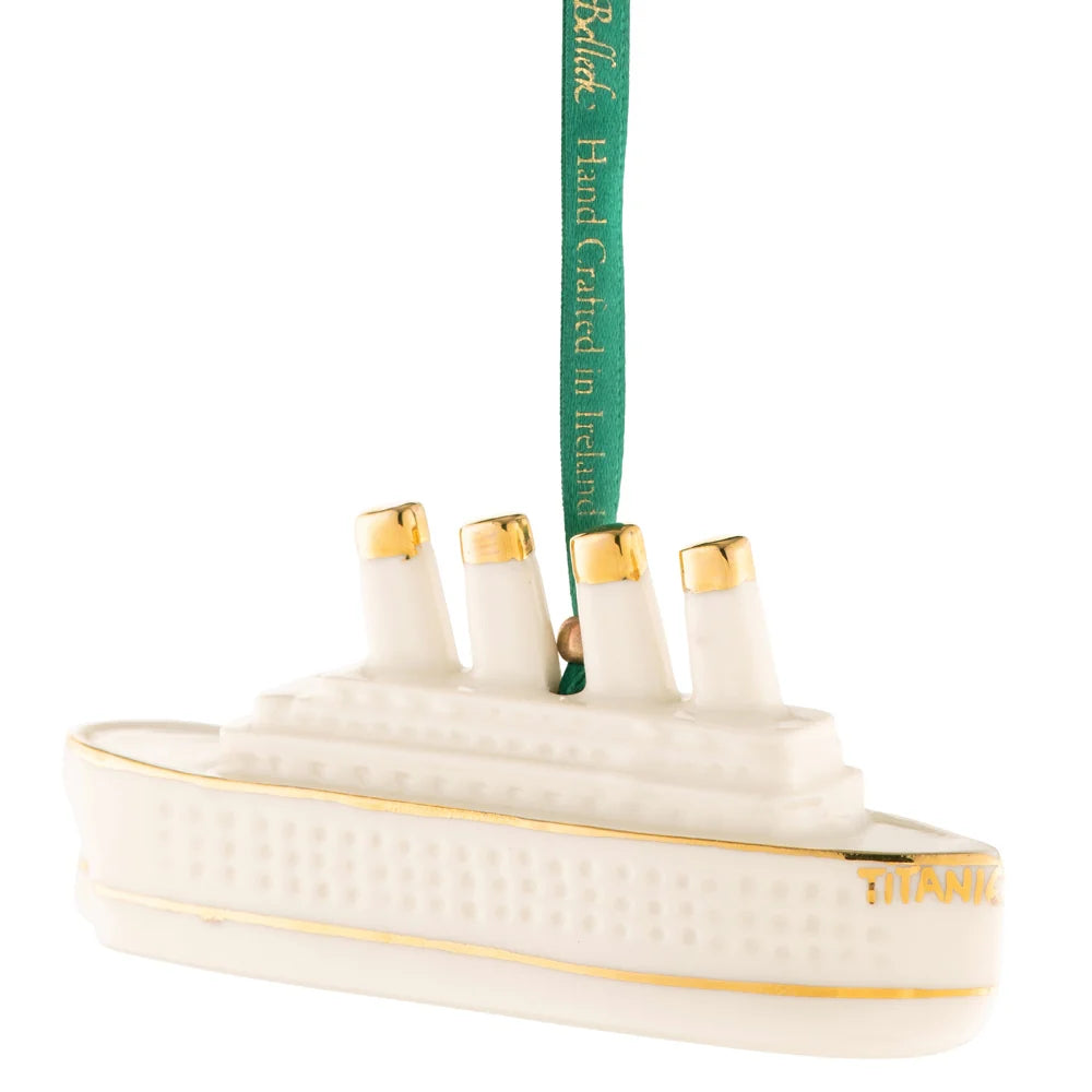 Belleek Titanic Ornament