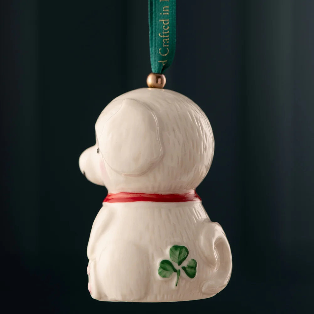 Belleek Doggie Ornament