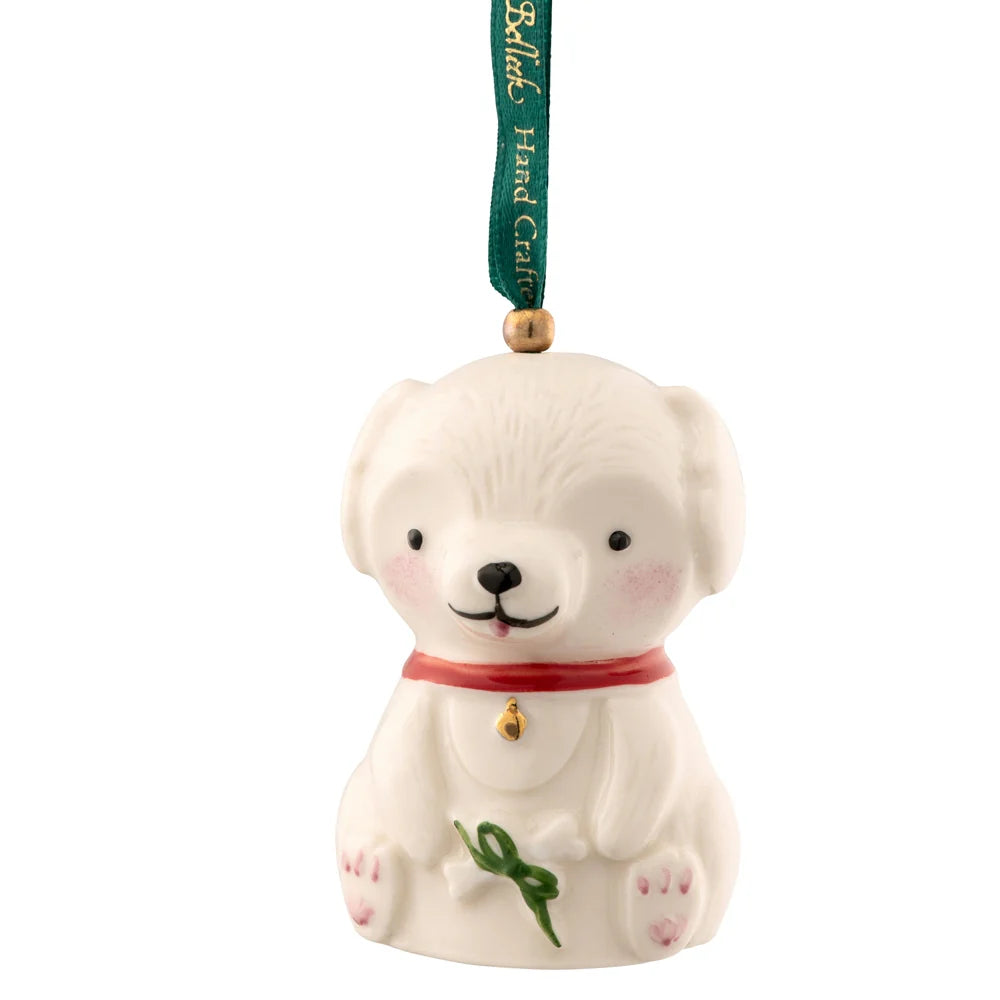 Belleek Doggie Ornament