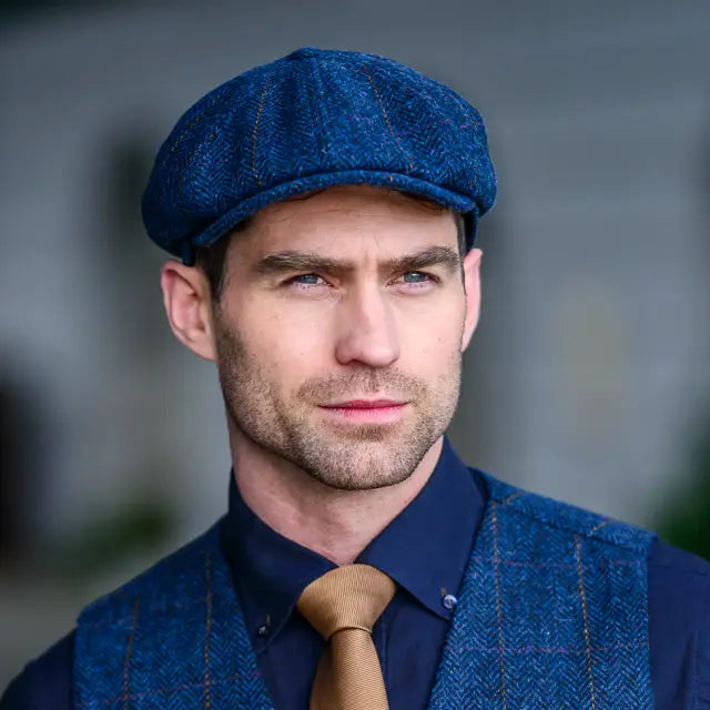 Men's 100% Tweed Driving Cap 34