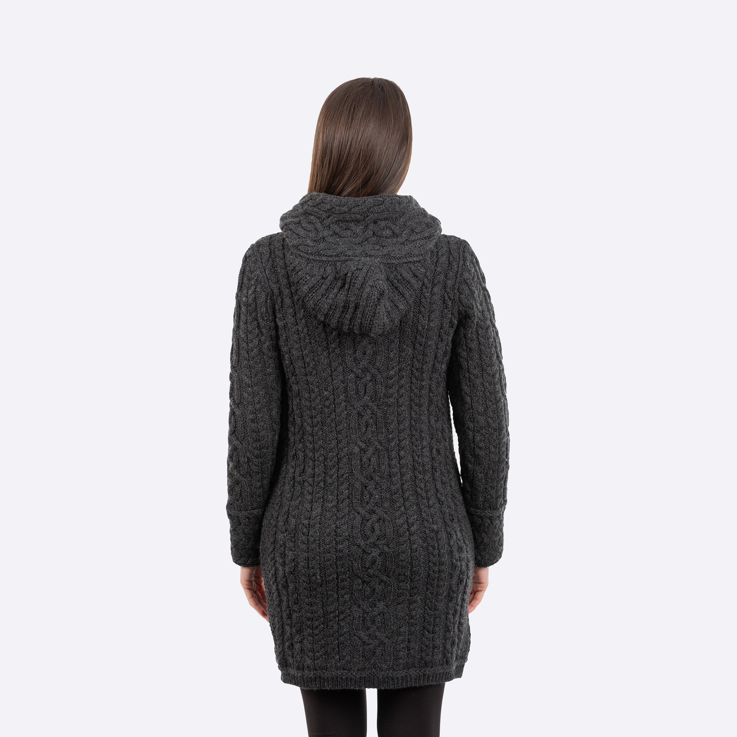 Cable Knit Aran Coat - 2 Color Variations
