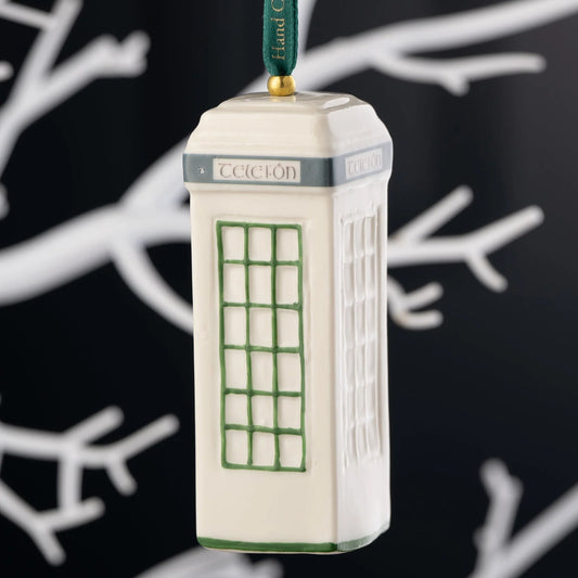 Belleek Classic Irish Telefon Box Ornament