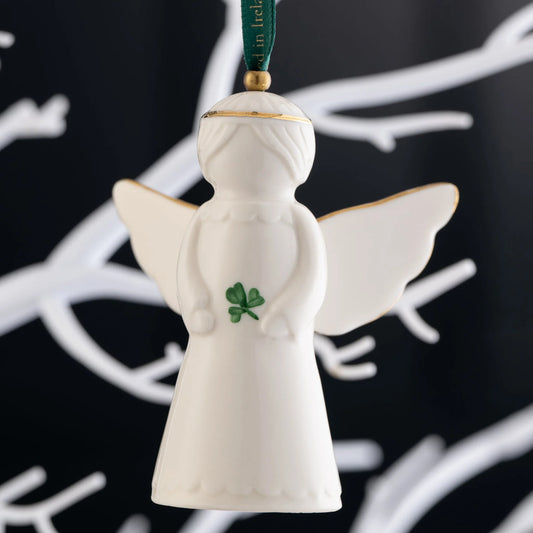 Belleek Classic Irish Angel Ornament