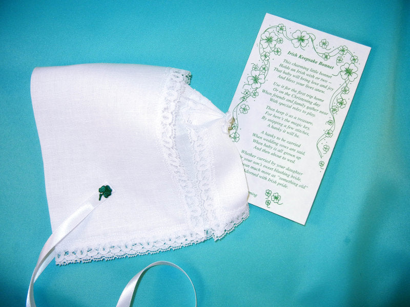 Irish Linen Keepsake Bonnet