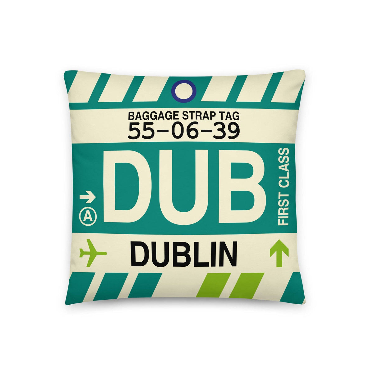 DUB Dublin Ireland Throw Pillow