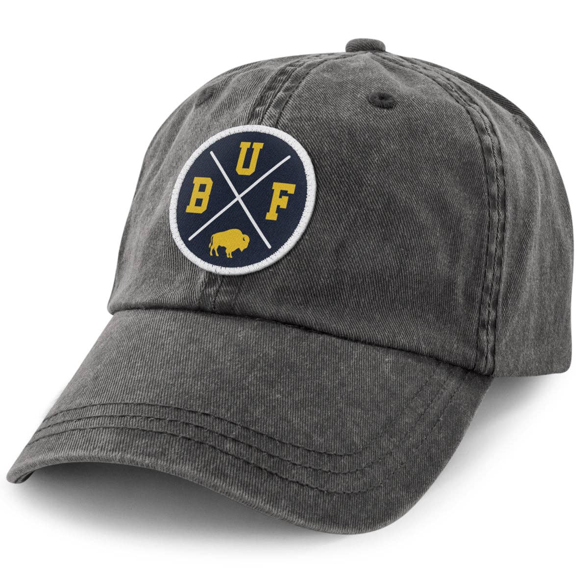 Buffalo Gold Bison Crossroads Dad Hat