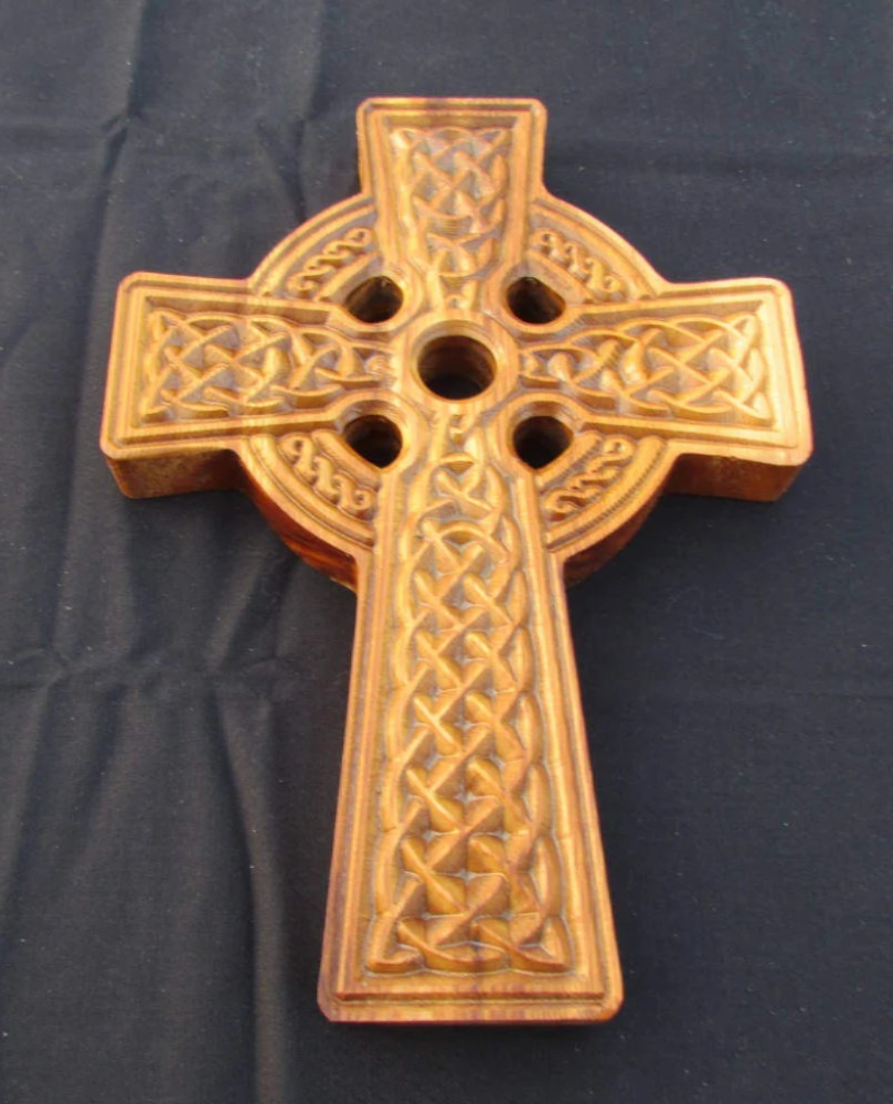 Oak Celtic Cross