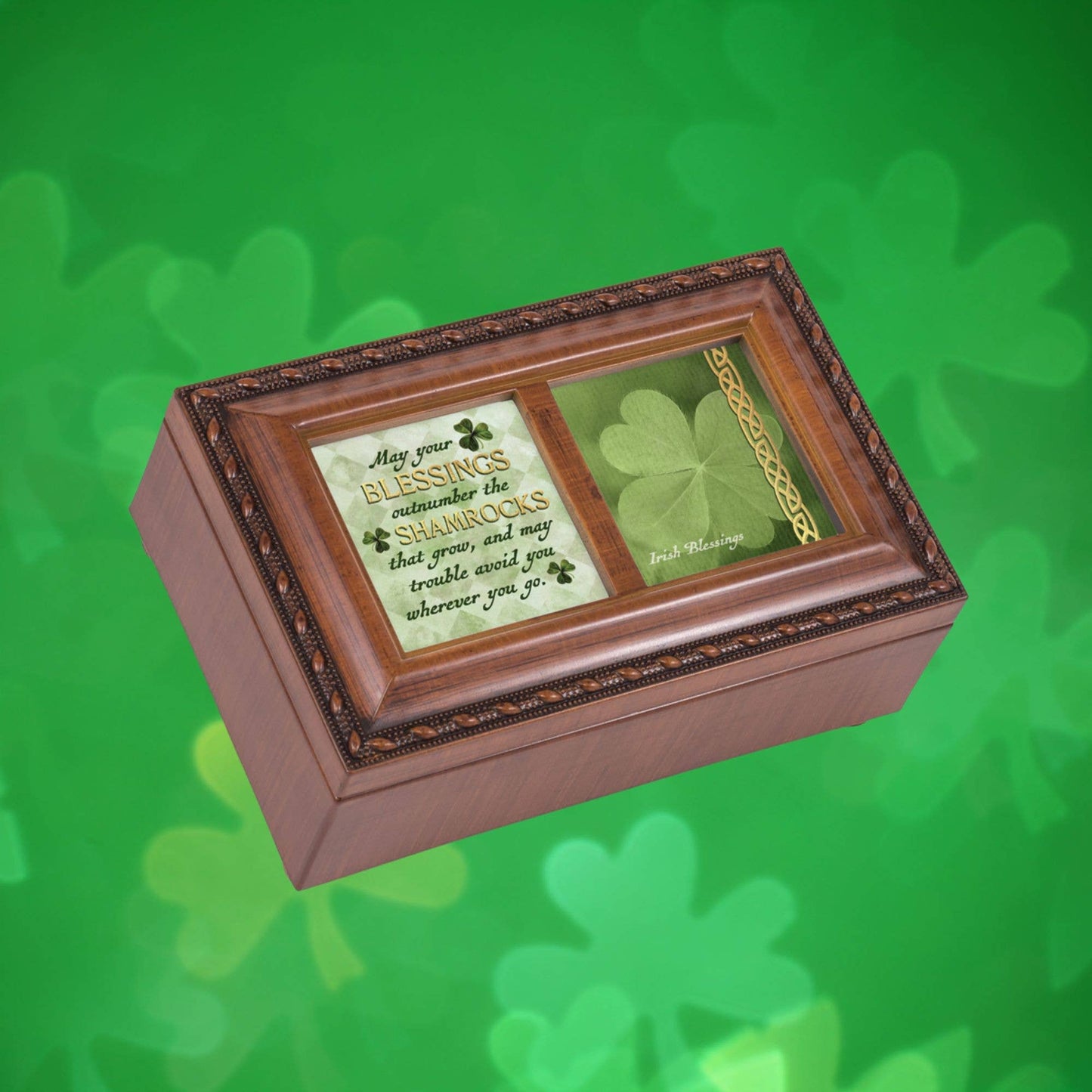Blessings Outnumber Shamrocks Music Box