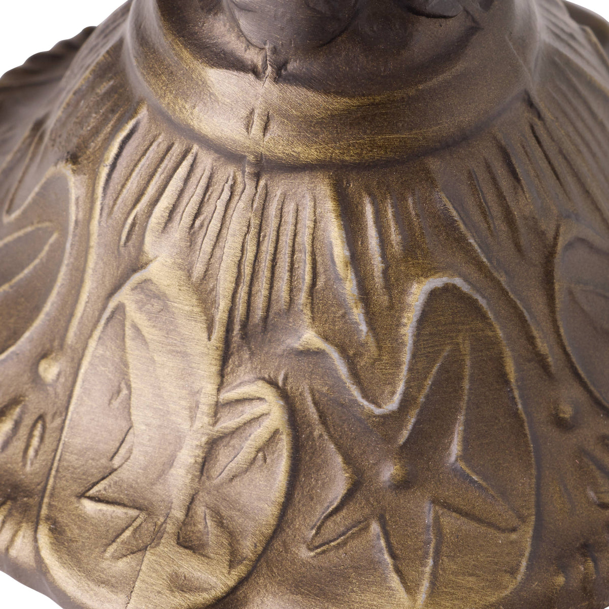 14" Celtic Pathways Stained Glass Amber Table Lamp