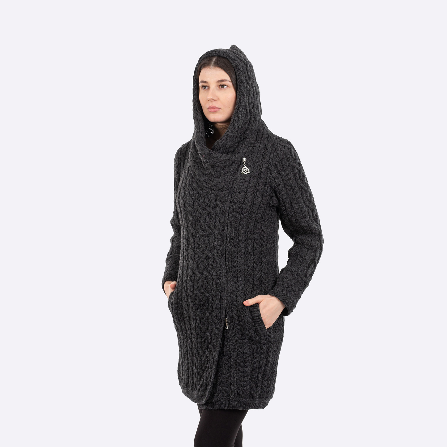 Cable Knit Aran Coat - 2 Color Variations
