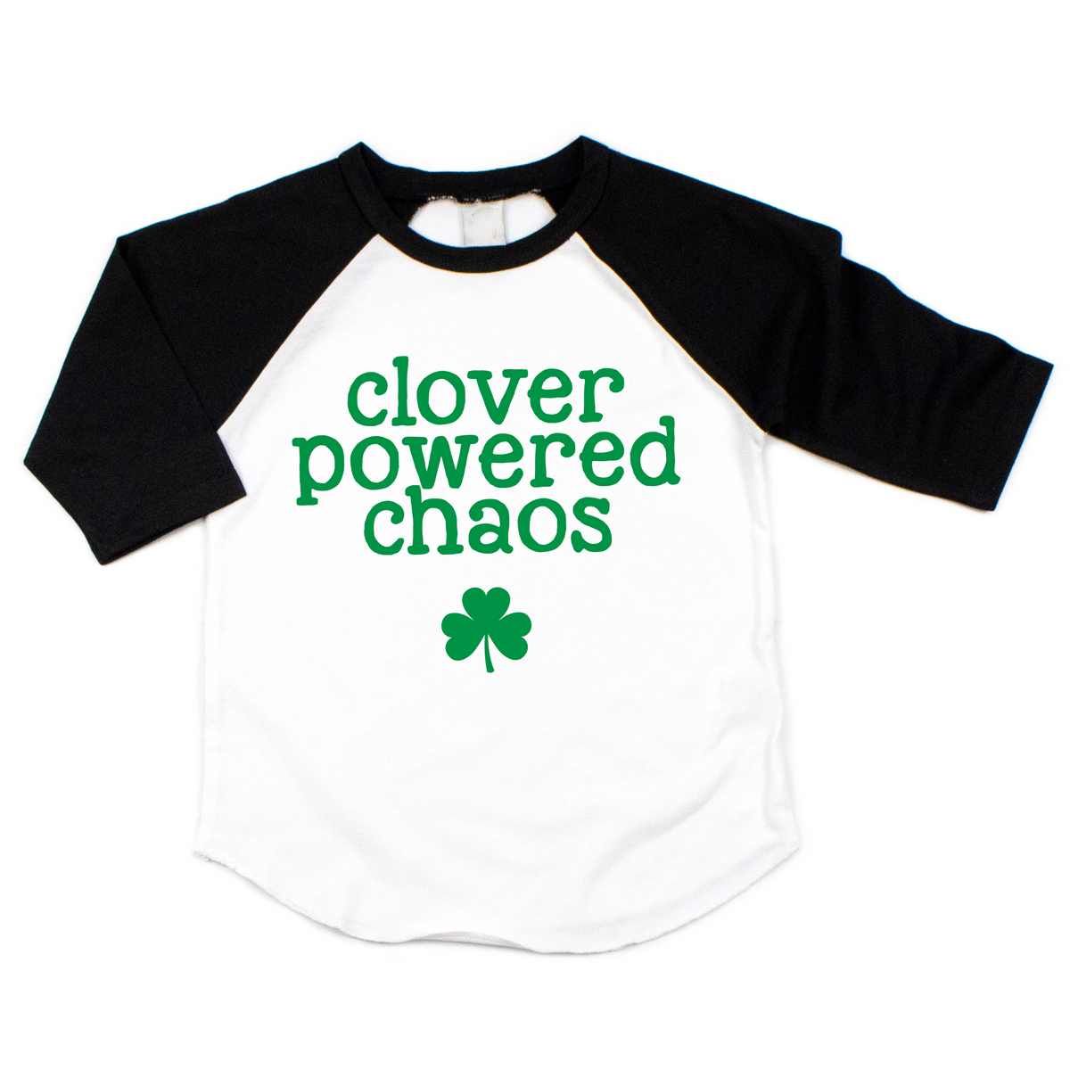 Clover Powered Chaos Kids Raglan