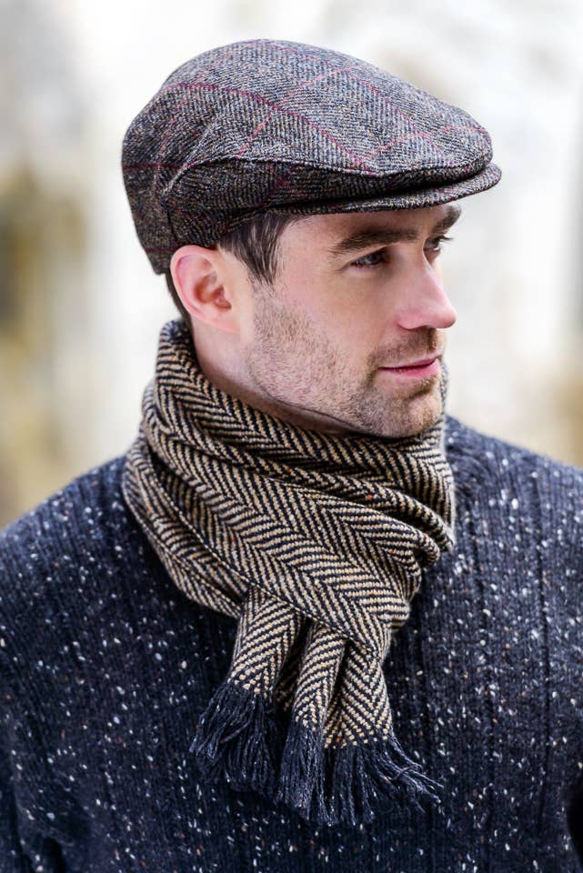 Men's 100% Tweed Trinity Cap 335-1