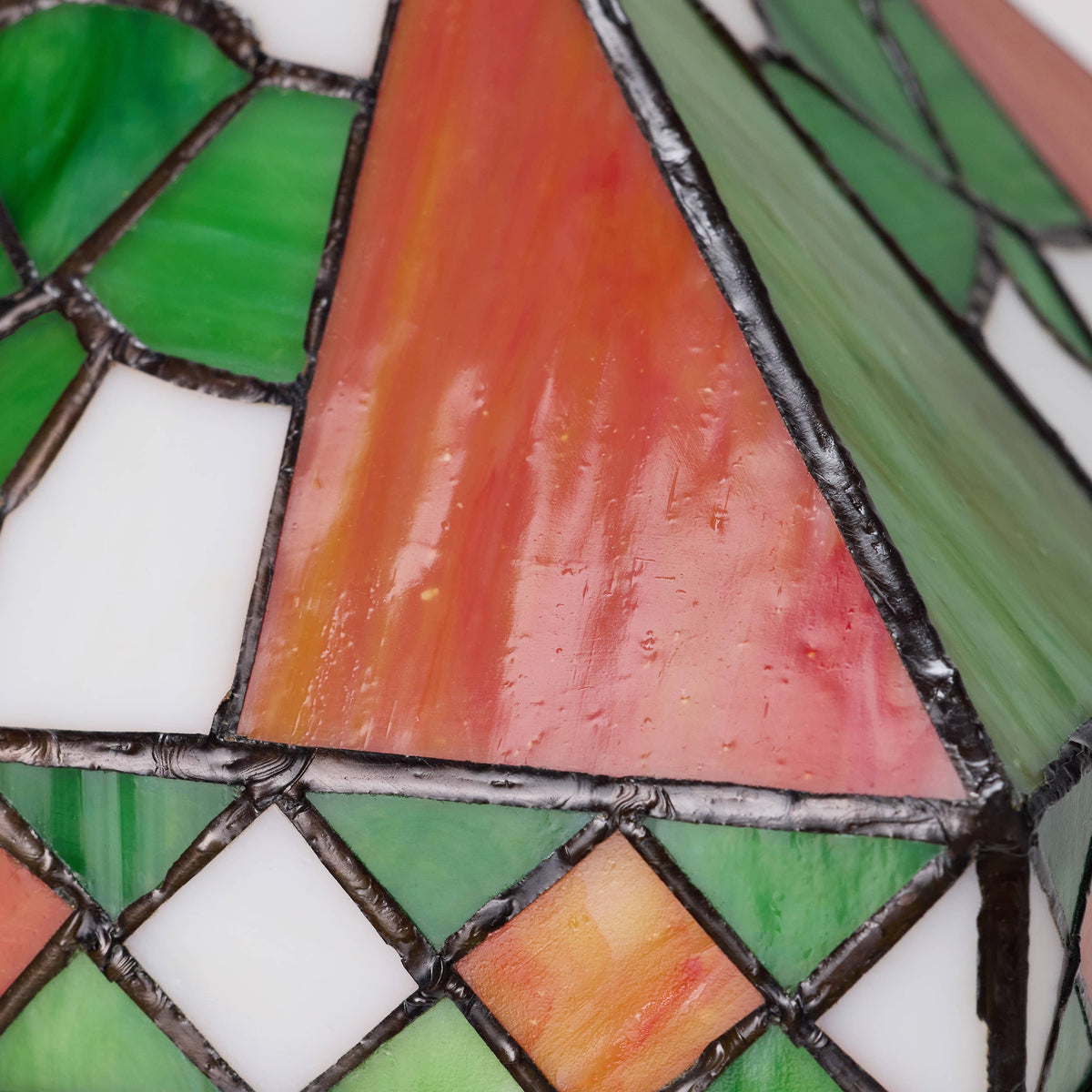 15.5" St. Patrick's Day Stained Glass Table Lamp