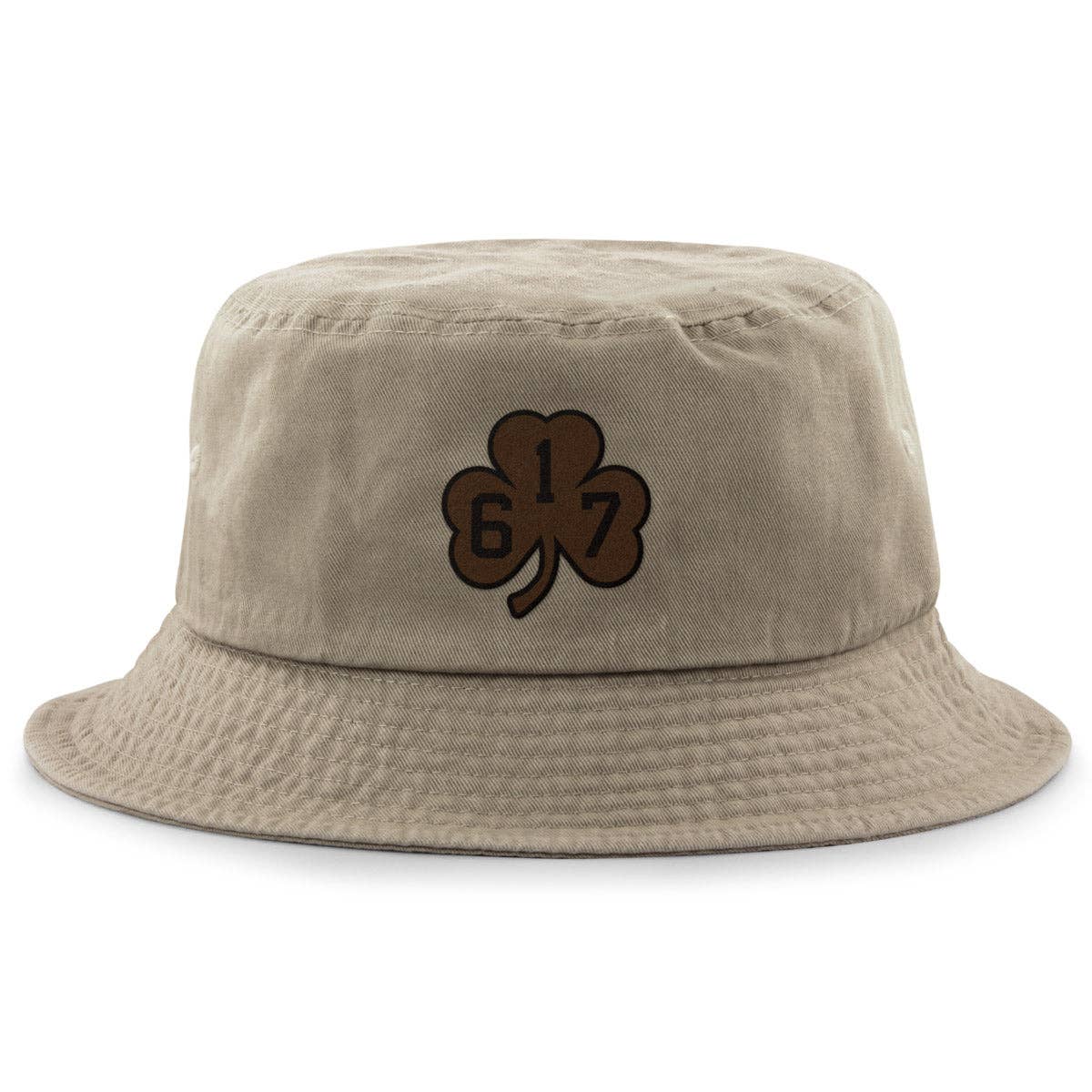 716 Shamrock Leather Patch Bucket Hat