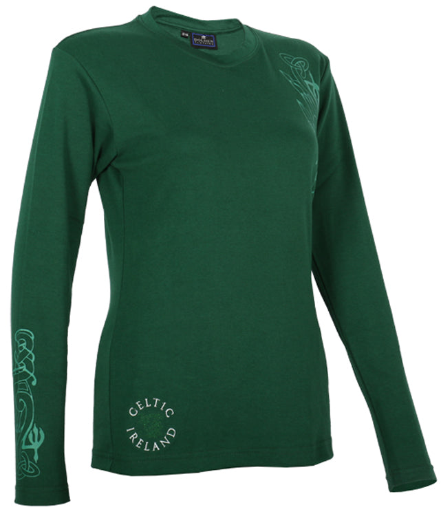 Ladies Celtic Tee Shirt-Long Sleeve