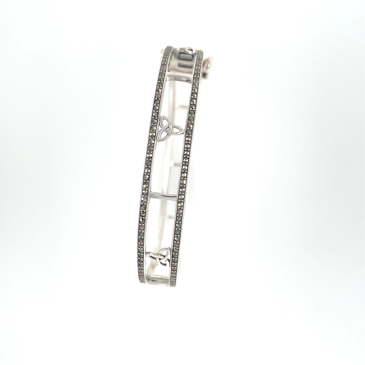 Anu Trinity Marcasite Bangle