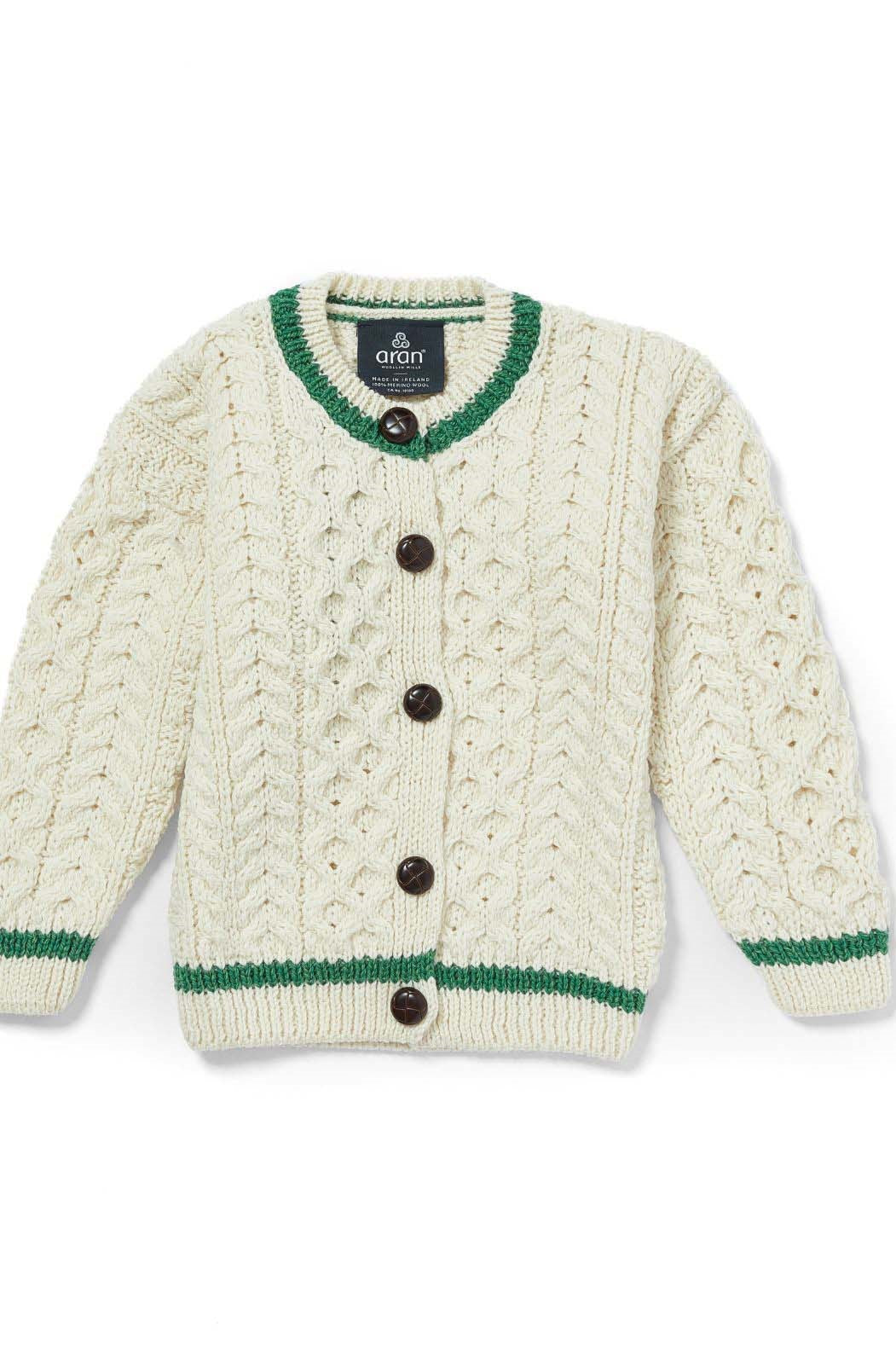 Children's Cardigan with Stripe Detail