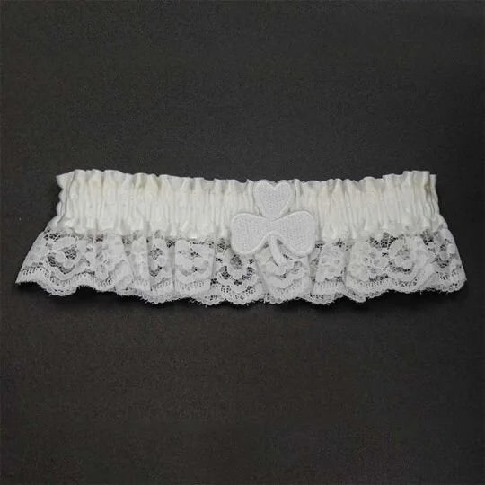 Lace Shamrock Garter
