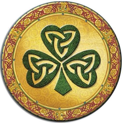 Celtic Placemat-Shamrock : set of 4