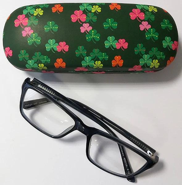 Celtic Eyeglass case-Bright Shamrock