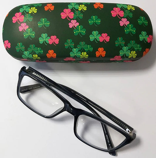 Celtic Eyeglass case-Bright Shamrock