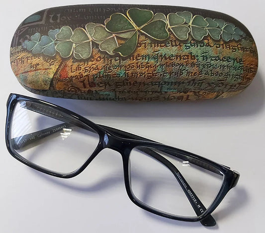 Celtic Eyeglass case-Celtic Shamrock