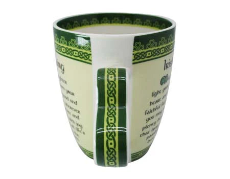 Shamrock Spiral Blessing Mug by Islandcraft