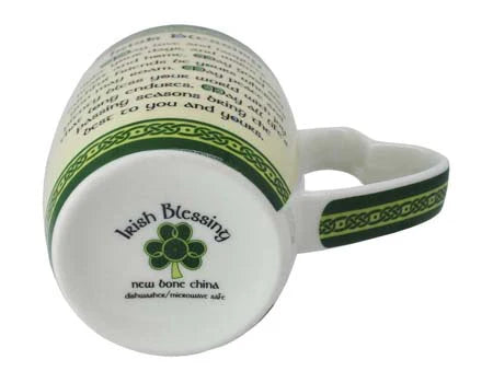 Shamrock Spiral Blessing Mug by Islandcraft