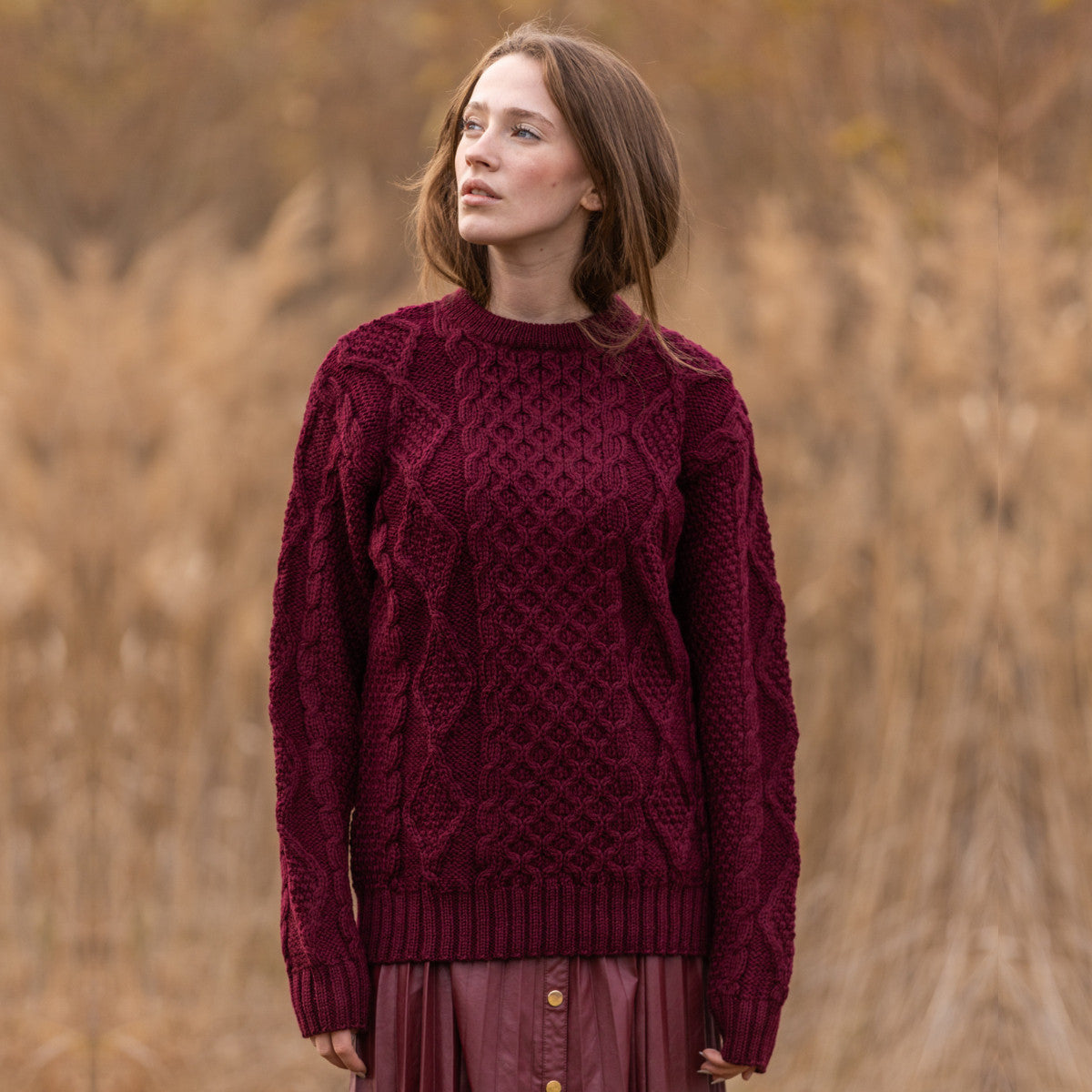 Saol Fisherman Cable Sweater