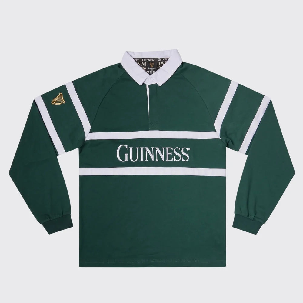 Guinness Green Traditional Rugby Jersey