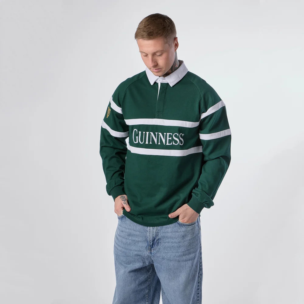 Guinness Green Traditional Rugby Jersey