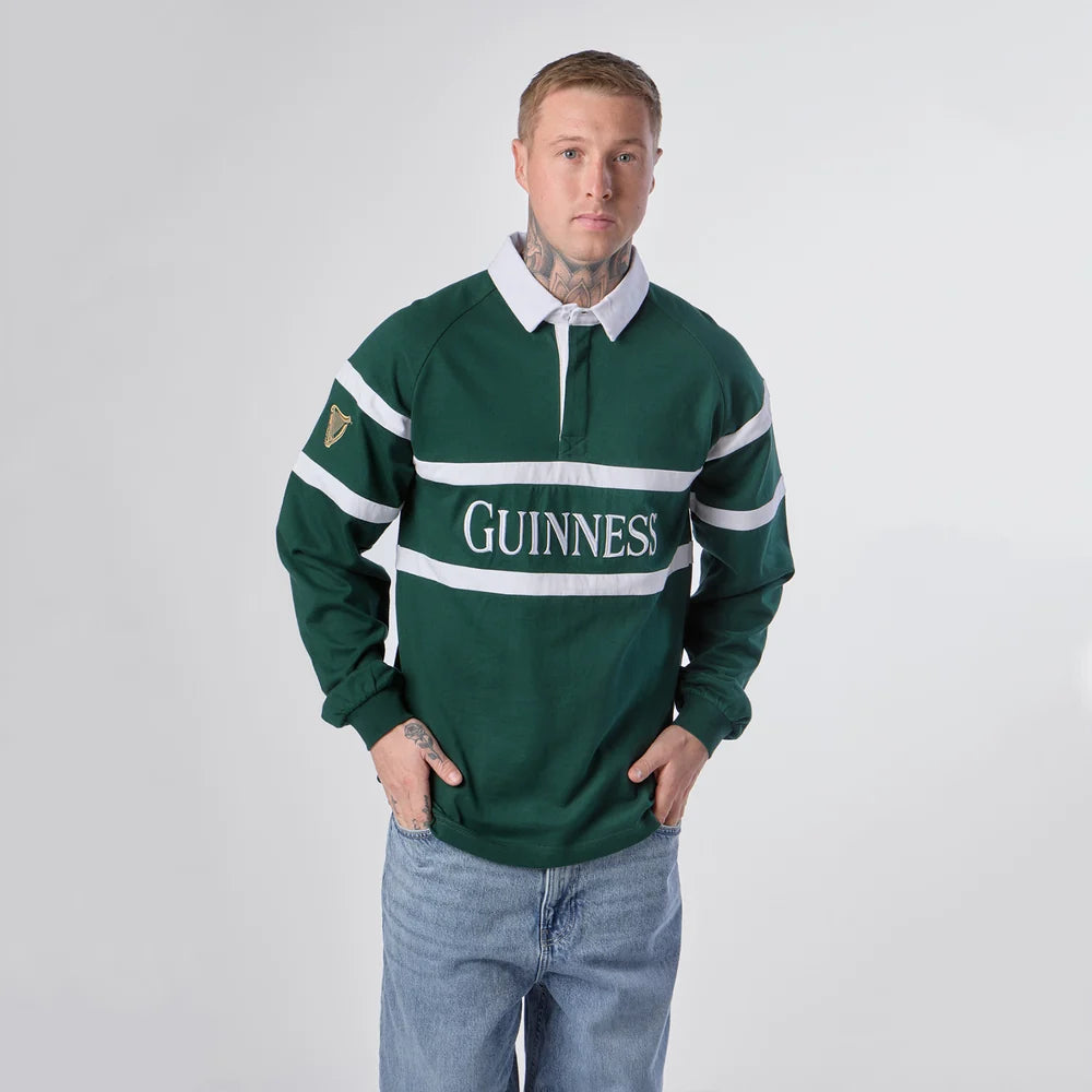 Guinness Green Traditional Rugby Jersey