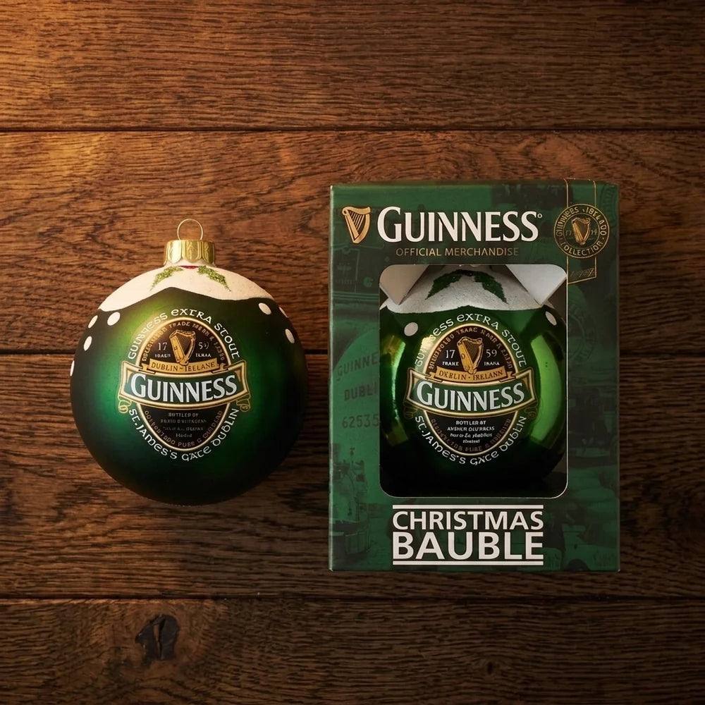 Guinness Official Merchandise Ireland Bauble - Glass Finish