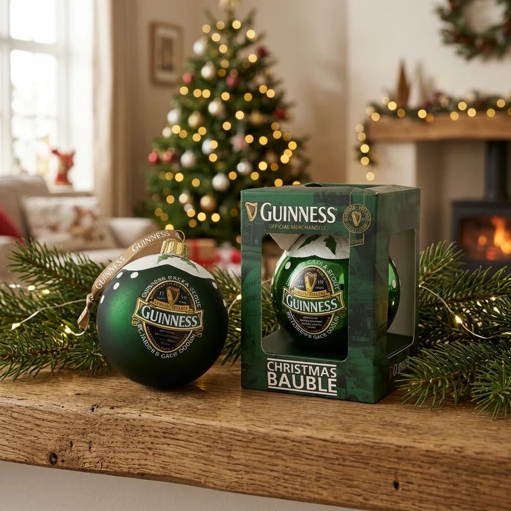 Guinness Official Merchandise Ireland Bauble - Glass Finish