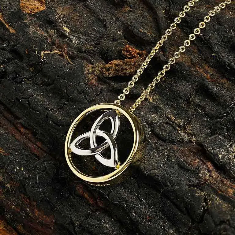Shanore 14kt Gold Vermeil Trinity Necklace
