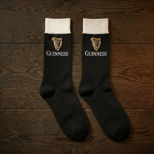 Guinness Pint Crew Socks - Black
