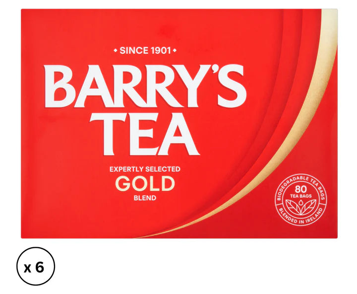 Barry's gold blend tea    80ct-80 ct