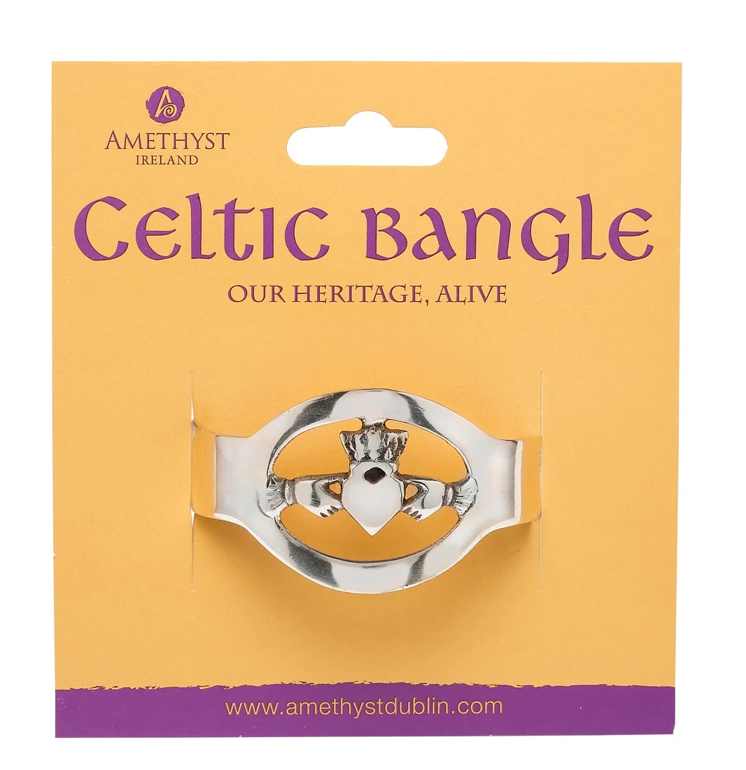Celtic Claddagh bangle