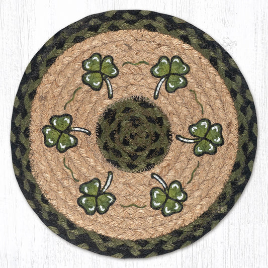 Round Shamrock Trivet/Placemat-Celtic : 10"