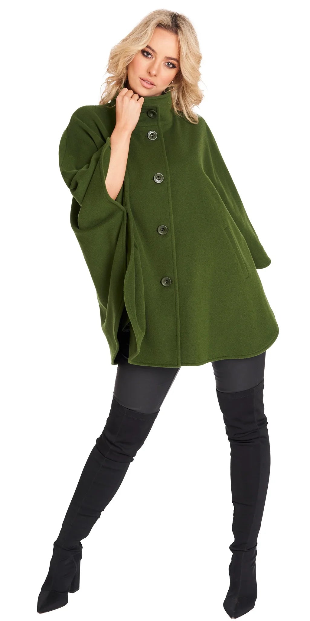 Short Cape with Pockets