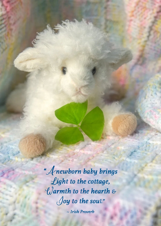 Irish baby shower card