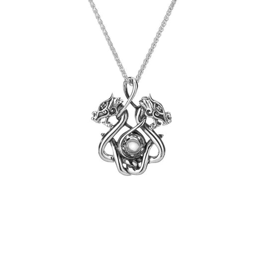 Keith Jack Dragon Heads Pendant