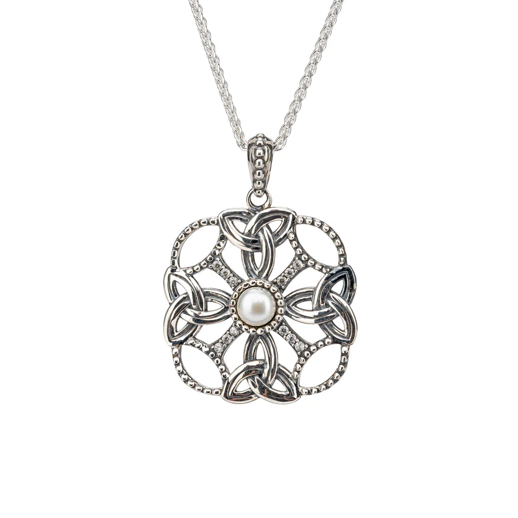 Silver Aphrodite Pendant - Fresh Water Pearl
