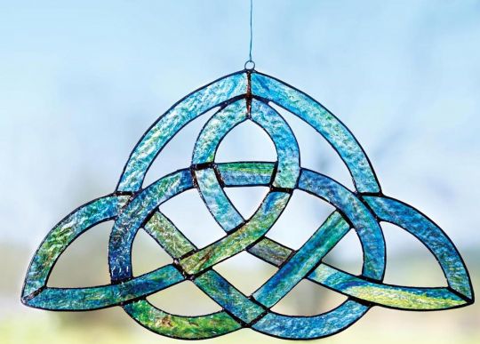 Multi Color Trinity Suncatcher