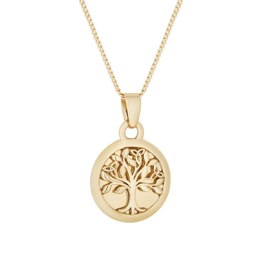 Gold Plated Tree of Life Pendant