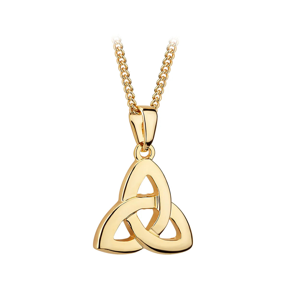Gold Plated Trinity Pendant